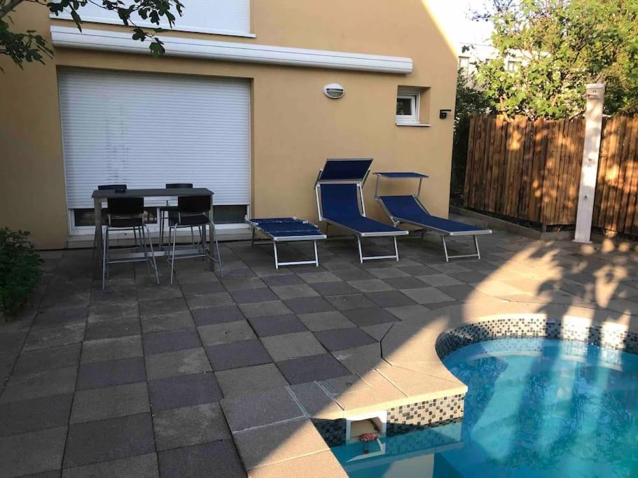 Logement Avec Piscine Brunstatt Extérieur photo